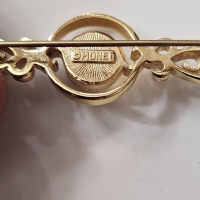 Large Lot Costume Jewelry Monet , Talbots, Pulsar, Avon, Trifari Earings Necklaces , Pins, Watch, Alex & Ani2 Boxes .