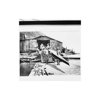 123 Vintage 1915 Syracuse, NY Rowing Team Framed Photograph