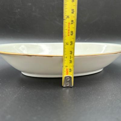 Signed Floral Dish, 1973