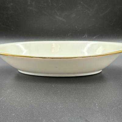 Signed Floral Dish, 1973