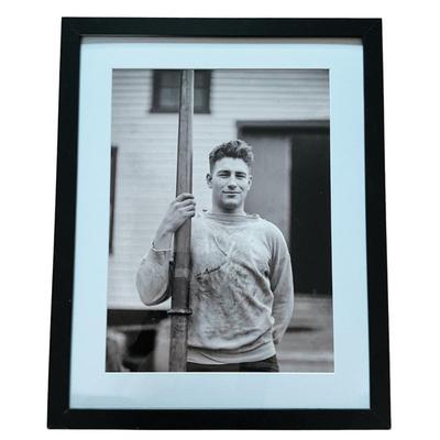 124 Vintage 1923 Annapolis Crewsman Oarsman Bolles Black and White Photograph