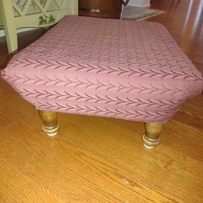 Wooden Framed Footstool