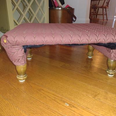 Wooden Framed Footstool