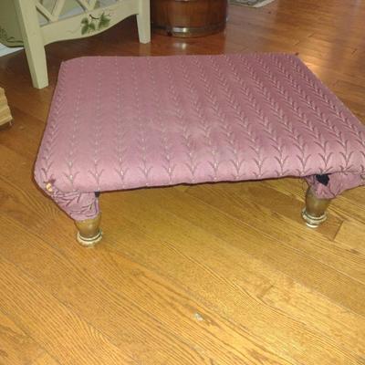 Wooden Framed Footstool
