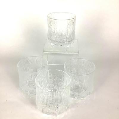 183. Set of 4 Old Fashioned Iitala Ultima Thule Tumblers