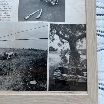 129 Set of 4 Framed American Images Framed Magazine Prints
