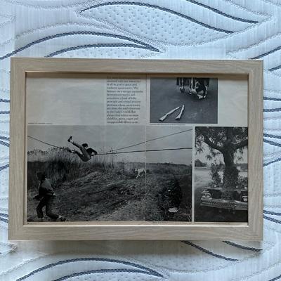 129 Set of 4 Framed American Images Framed Magazine Prints