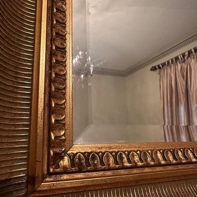 LARGE Vintage LaBarge Gilt Beveled Mirror