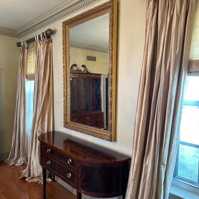 LARGE Vintage LaBarge Gilt Beveled Mirror