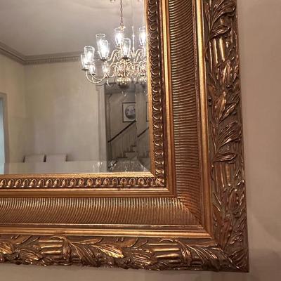 LARGE Vintage LaBarge Gilt Beveled Mirror