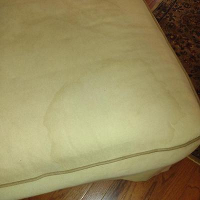 Oversized Upholstered Chair with Ottoman