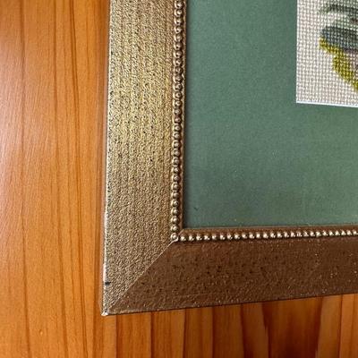 Framed Floral Embroidery