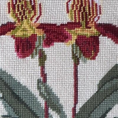 Framed Floral Embroidery