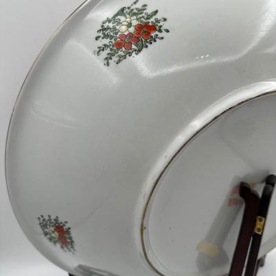 Large Chinese Rose Medallion Decorative Platter