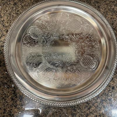 Vintage International Silver Co. Silver Plated Punch Bowl