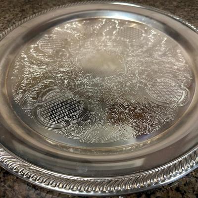 Vintage International Silver Co. Silver Plated Punch Bowl