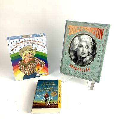 201. Dolly Parton Collection - Songteller Book, Run Rose Run Novel & Puzzle