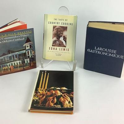 203. Vintage Cookbook Collection - Larousse Gastronomique, Commander’s Palace & More