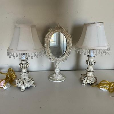 330 Vintage Shabby Chic Vanity Set