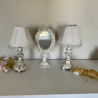 330 Vintage Shabby Chic Vanity Set