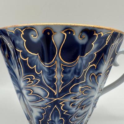 Lomonosov Tea Cup with Saucer