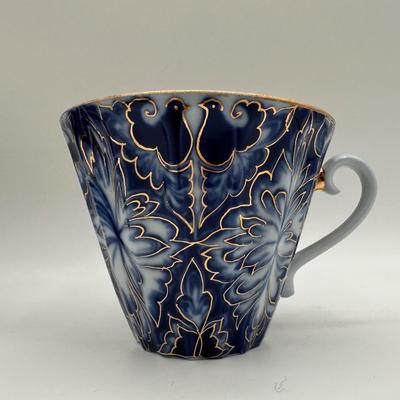Lomonosov Tea Cup with Saucer