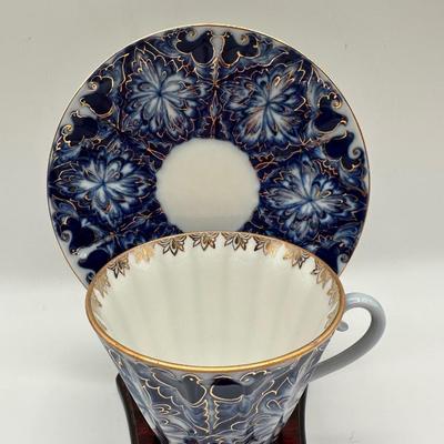 Lomonosov Tea Cup with Saucer