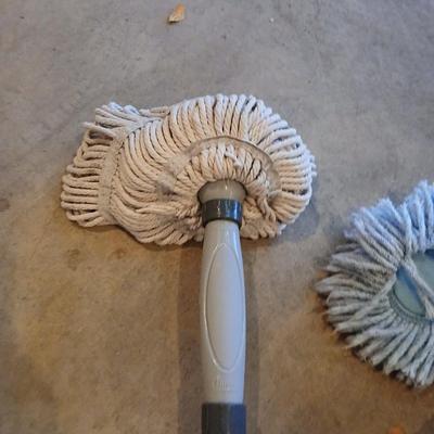 Time to clean house! Fan duster, Swiffer mop, broom with dustpan and more
