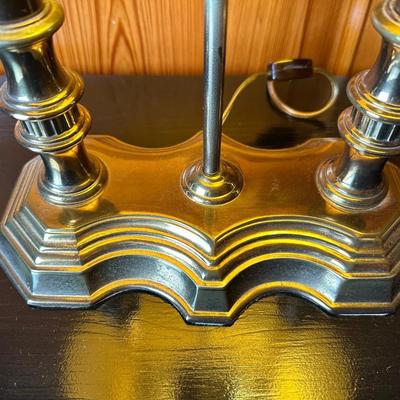 Vintage Double Post Table Lamp