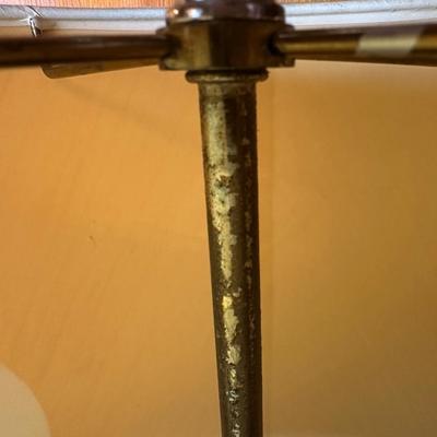 Vintage Double Post Table Lamp