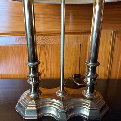 Vintage Double Post Table Lamp