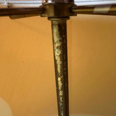 Vintage Double Post Table Lamp