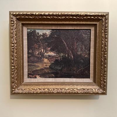 Reproduction “Forest of Fontainebleau” by Jean-Baptiste-Camille Corot