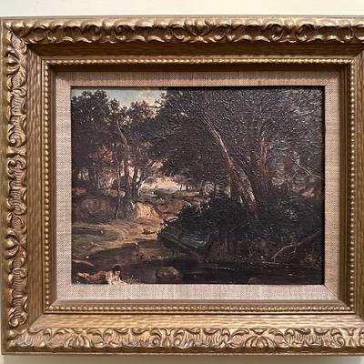 Reproduction “Forest of Fontainebleau” by Jean-Baptiste-Camille Corot
