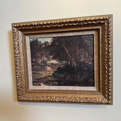 Reproduction “Forest of Fontainebleau” by Jean-Baptiste-Camille Corot