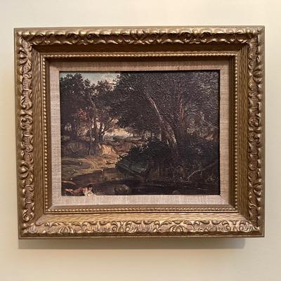 Reproduction “Forest of Fontainebleau” by Jean-Baptiste-Camille Corot