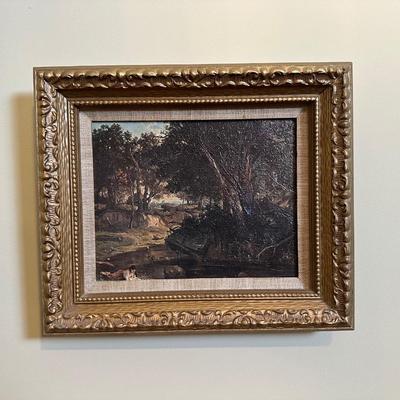 Reproduction “Forest of Fontainebleau” by Jean-Baptiste-Camille Corot