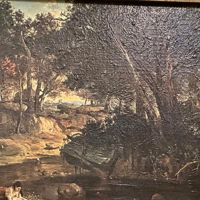 Reproduction “Forest of Fontainebleau” by Jean-Baptiste-Camille Corot