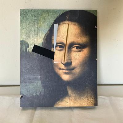 337 Abstract Mona Lisa Clock
