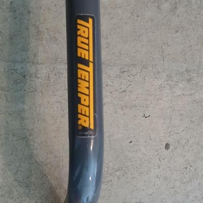 True Temper Snow Shovel and a warehouse straw broom