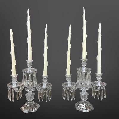 Pair of 3-light Candelabras