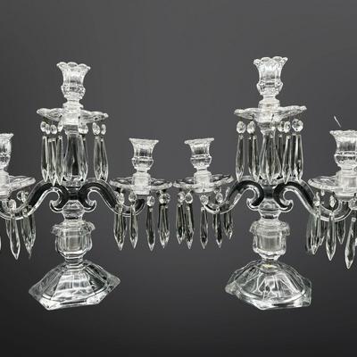 Pair of 3-light Candelabras