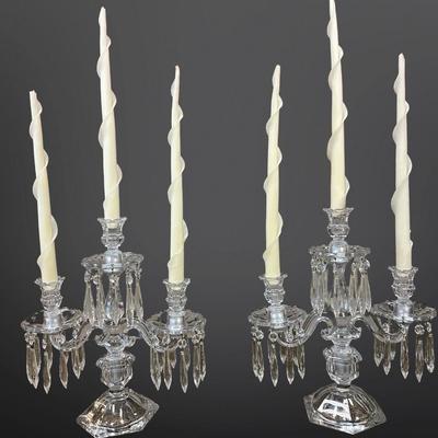 Pair of 3-light Candelabras