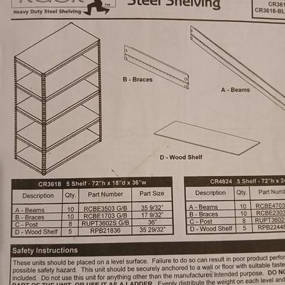 Muscle Rack Heavy duty steel shelving unit