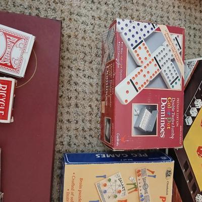 Classic games - Peg games - Scrabble - Yahtzee -Cribbage -Dominoes and cards