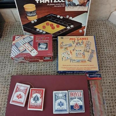 Classic games - Peg games - Scrabble - Yahtzee -Cribbage -Dominoes and cards