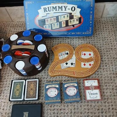 Money betting games - Poker - Rummy-O - cards - 3 player 29 cribbage