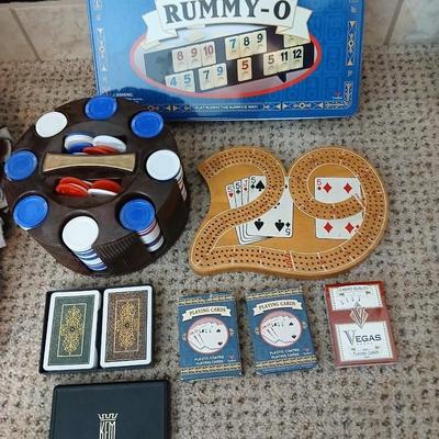Money betting games - Poker - Rummy-O - cards - 3 player 29 cribbage