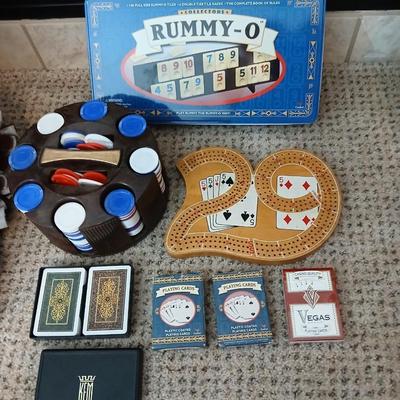 Money betting games - Poker - Rummy-O - cards - 3 player 29 cribbage