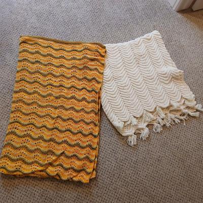 Two handmade Afghans